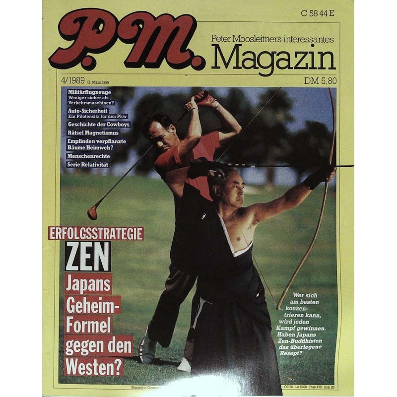 P.M. Ausgabe April 4/1989 - Erfolgsstrategie ZEN