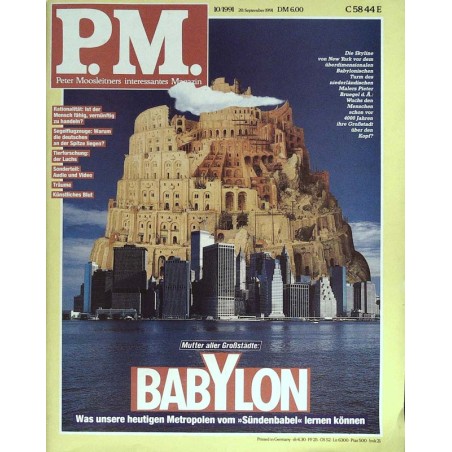 P.M. Ausgabe Oktober 10/1991 - Babylon