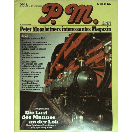 P.M. Ausgabe Dezember 12/1979 - Die Lust an der Lok!
