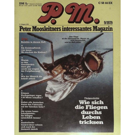 P.M. Ausgabe September 9/1979 - Die Fliegen