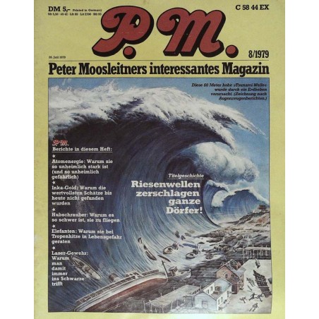 P.M. Ausgabe August 8/1979 - Riesenwellen