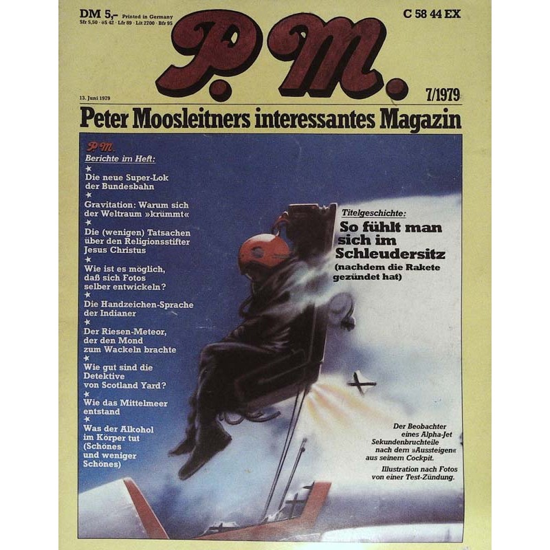 P.M. Ausgabe Juli 7/1979 - Schleudersitz
