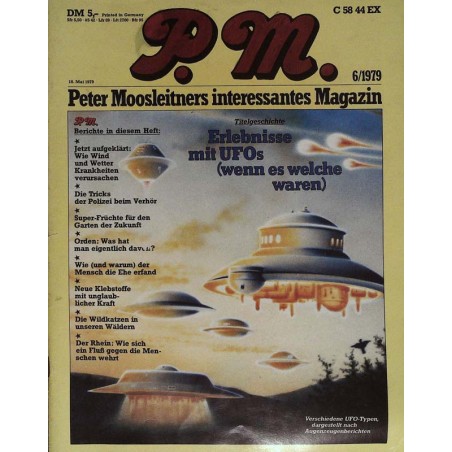 P.M. Ausgabe Juni 6/1979 - Erlebnisse mit UFOs