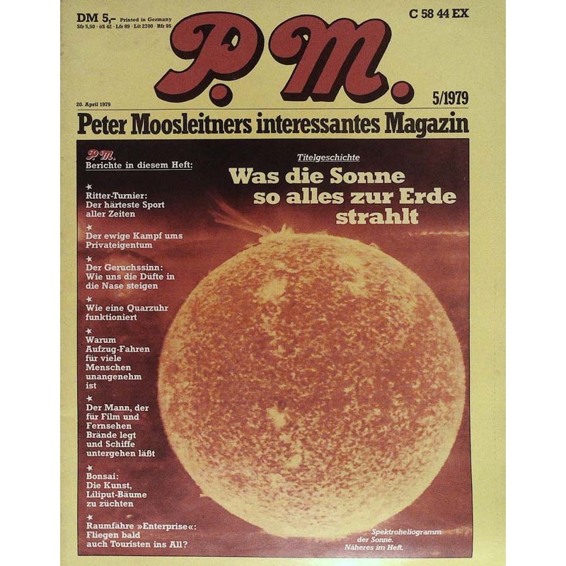 P.M. Ausgabe Mai 5/1979 - Was die Sonne so alles strahlt