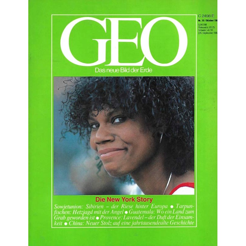 Geo Nr. 10 / Oktober 1983 - Die New York Story