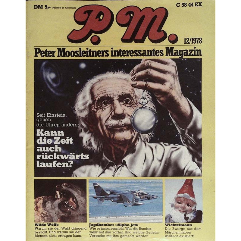 P.M. Ausgabe Dezember 12/1978 - Einstein & die Uhren
