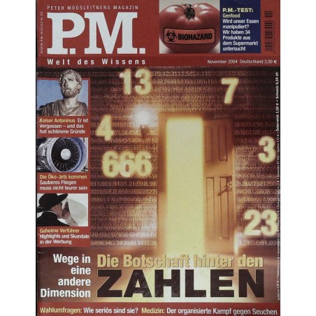 P.M. Ausgabe November 2004 - Die Botschaft der Zahlen