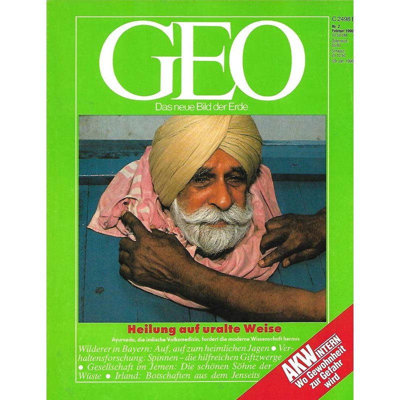 Geo Nr. 2 / Februar 1990 - Heilung auf uralte Weise