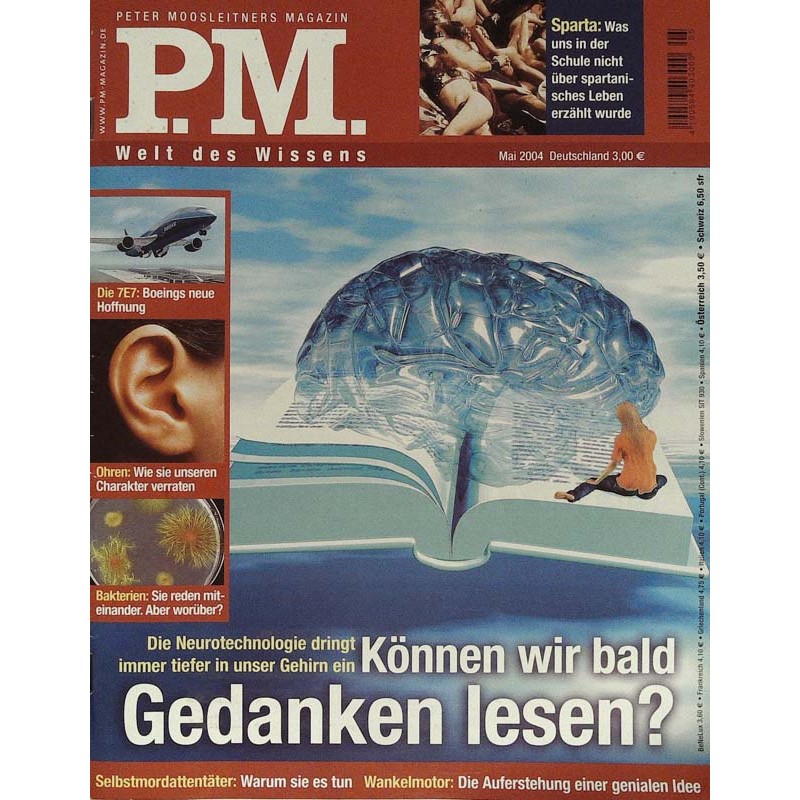 P.M. Ausgabe Mai 2004 - Können wir bald Gedanken lesen?
