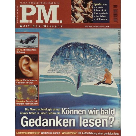 P.M. Ausgabe Mai 2004 - Können wir bald Gedanken lesen?