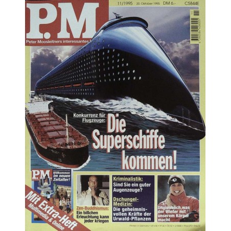 P.M. Ausgabe November 11/1995 - Die Superschiffe kommen!
