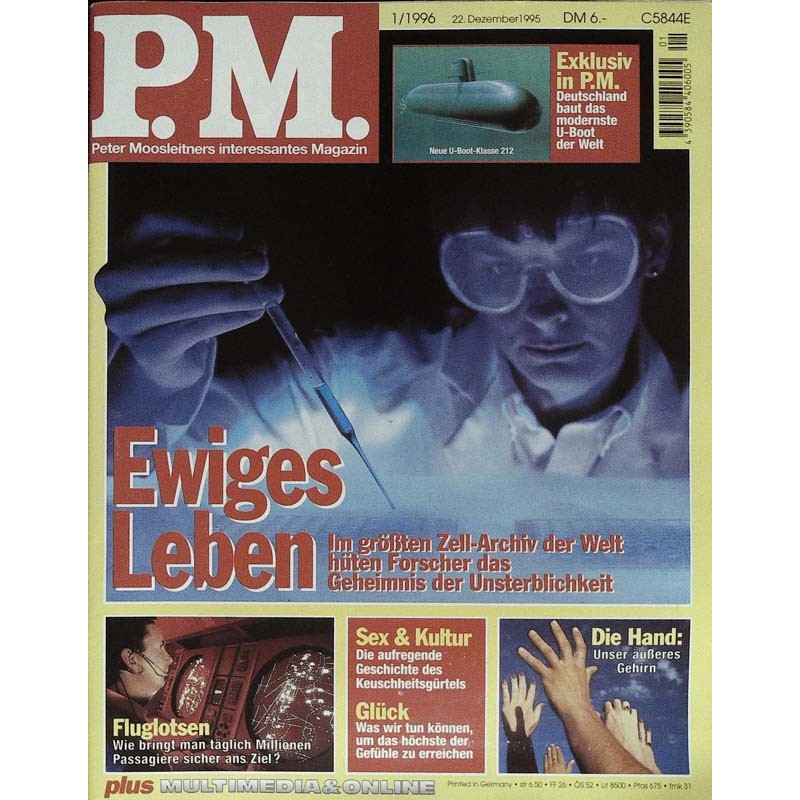 P.M. Ausgabe Januar 1/1996 - Ewiges Leben