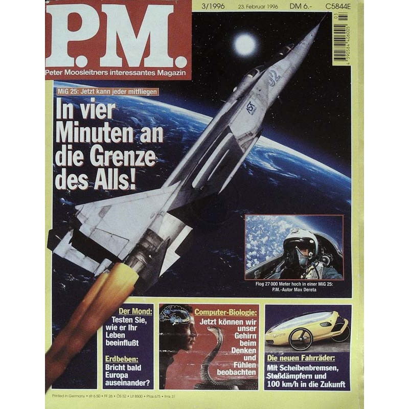 P.M. Ausgabe März 3/1996 - MiG 25