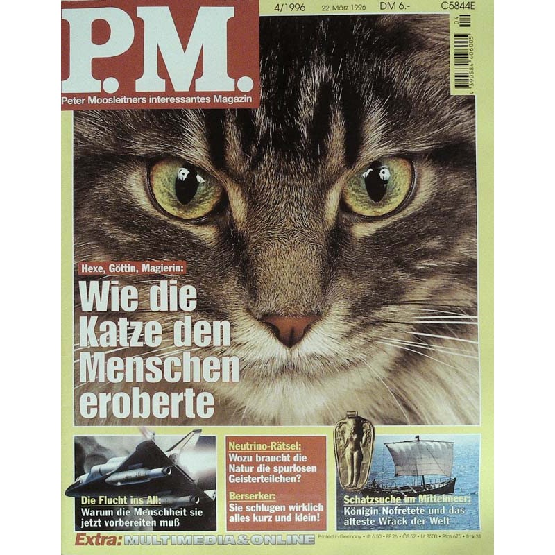 P.M. Ausgabe April 4/1996 - Katze erobert Mensch!
