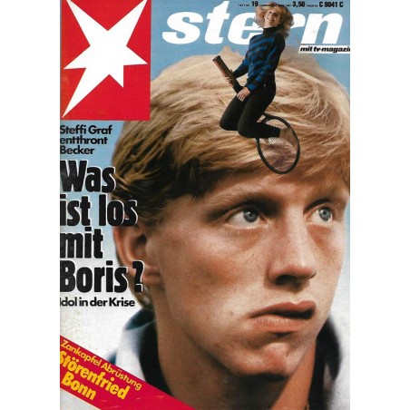 stern Heft Nr.19 / 29 April 1987 - Was ist los mit Boris Becker?