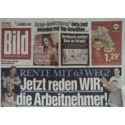 Bildzeitung Mittwoch, 5 August 2026 - Jetzt reden Arbeitnehmer!