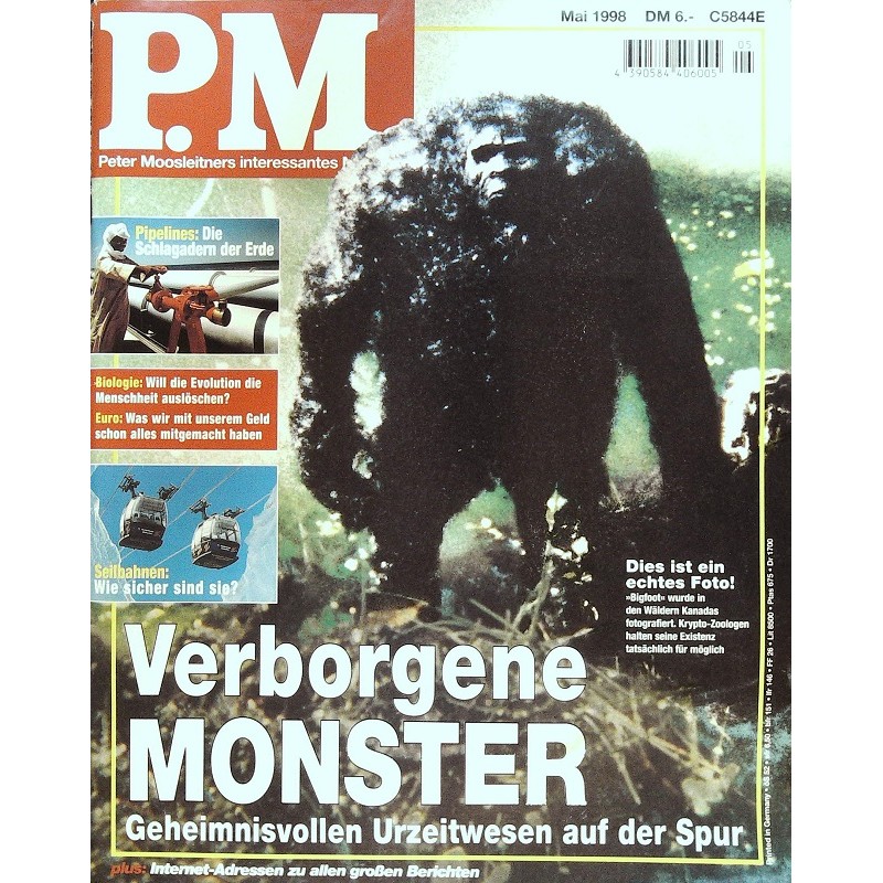 P.M. Ausgabe Mai 5/1998 - Verborgene Monster