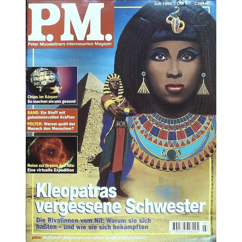 P.M. Ausgabe Juli 7/1998 - Kleopatras vergessene Schwester