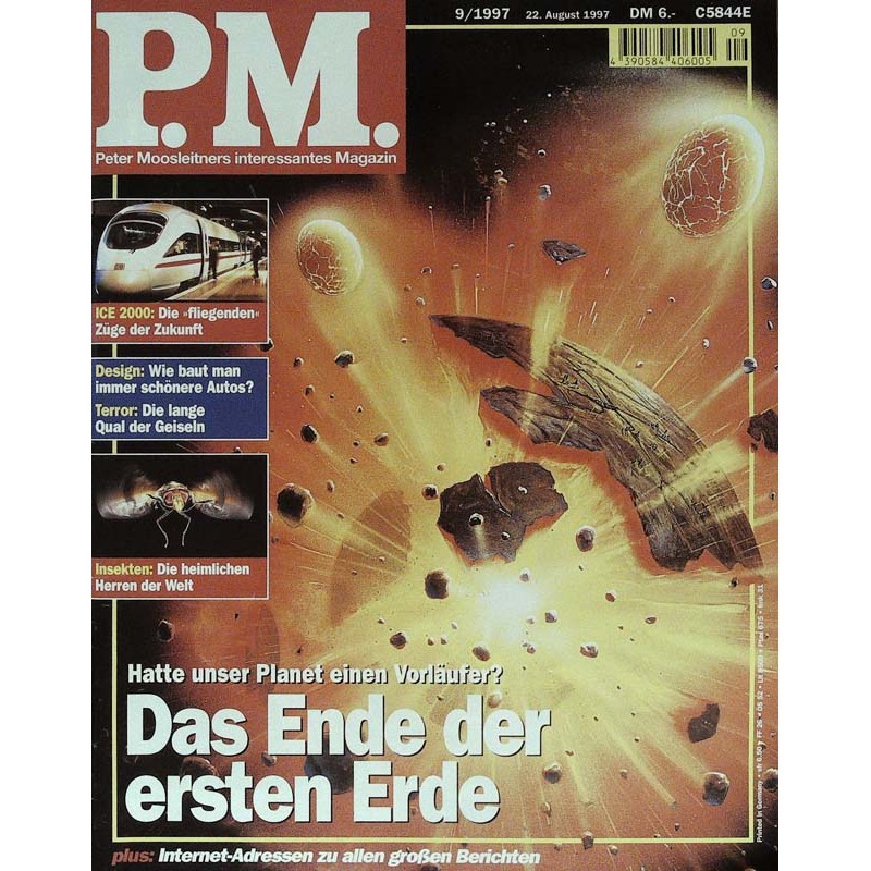 P.M. Ausgabe September 9/1997 - Das Ende der ersten Erde