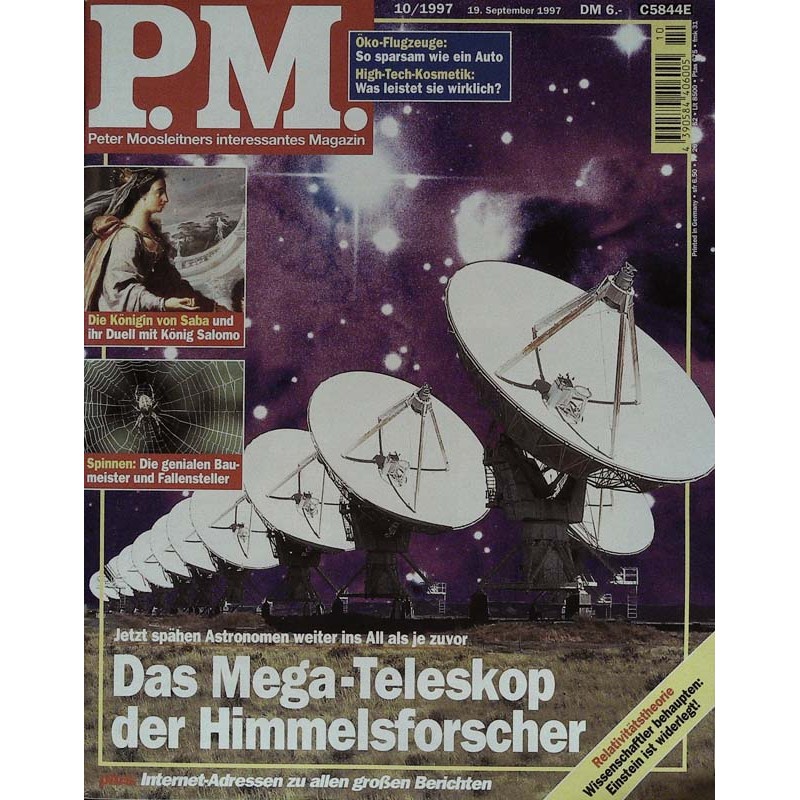 P.M. Ausgabe Oktober 10/1997 - Das Mega-Teleskop