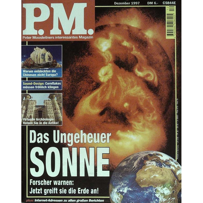 P.M. Ausgabe Dezember 12/1997 - Das Ungeheuer Sonne