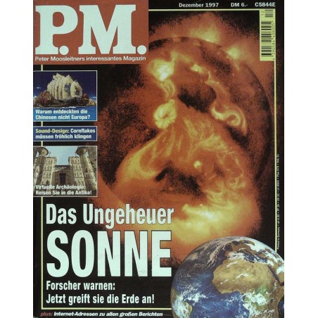 P.M. Ausgabe Dezember 12/1997 - Das Ungeheuer Sonne