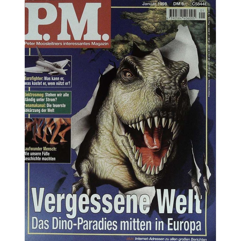 P.M. Ausgabe Januar 2/1998 - Vergessene Welt