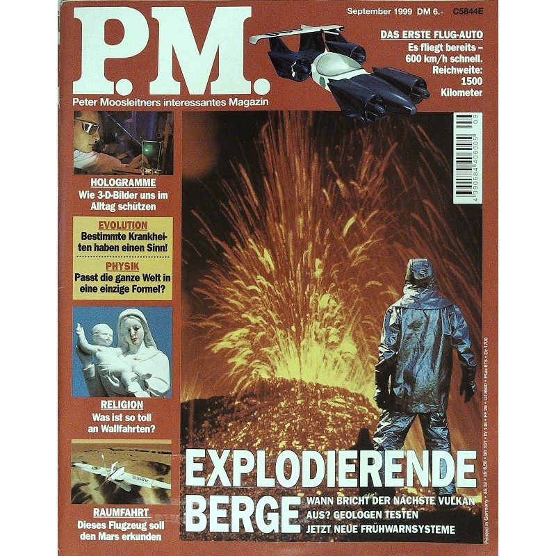 P.M. Ausgabe September 9/1999 - Explodierende Berge