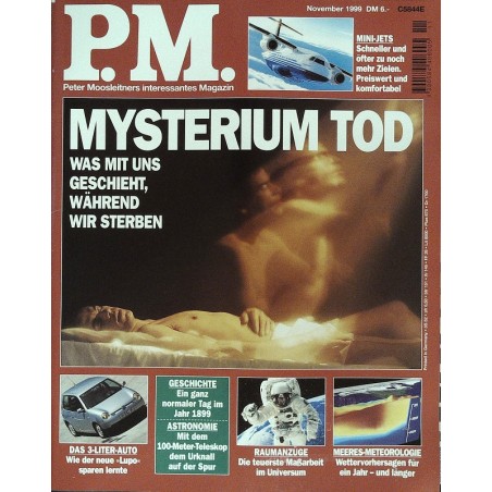 P.M. Ausgabe November 11/1999 - Mysterium Tod