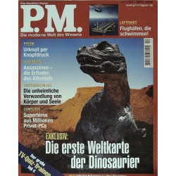 P.M. Ausgabe April 4/2001 - Die erste Weltkarte der Dinosaurier