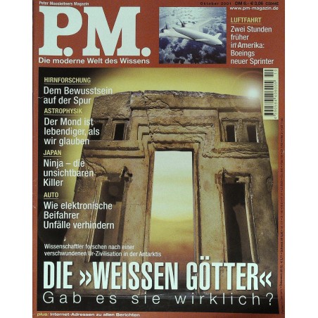 P.M. Ausgabe Oktober 10/2001 - Die Weissen Götter