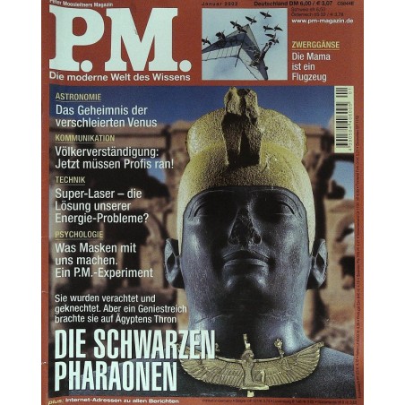 P.M. Ausgabe Januar 1/2002 - Die schwarzen Pharaonen