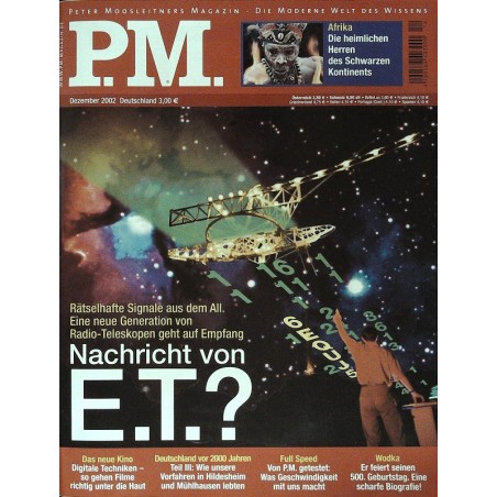 P.M. Ausgabe Dezember 12/2002 - Nachricht von E.T.?