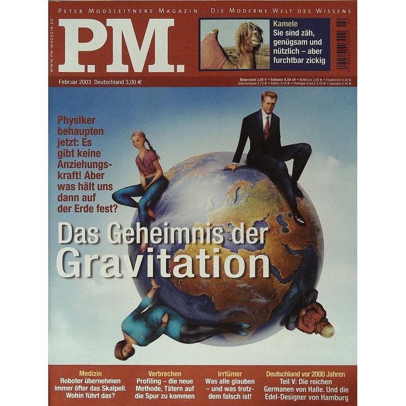 P.M. Ausgabe Februar 2/2003 - Geheimnis Gravitation