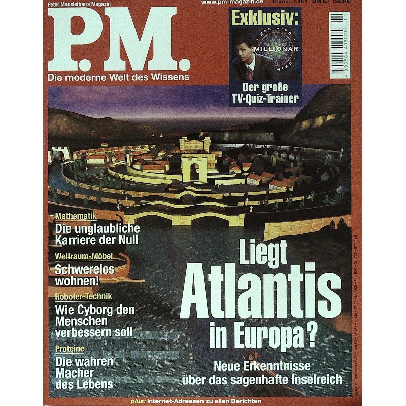 P.M. Ausgabe Januar 1/2001 - Liegt Atlantis in Europa?