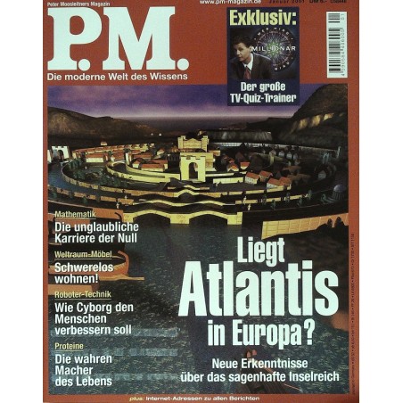 P.M. Ausgabe Januar 1/2001 - Liegt Atlantis in Europa?
