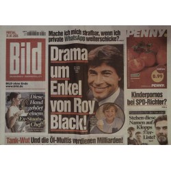 Bildzeitung Freitag, 31 Juli 2026 - Drama um Enkel von Roy Black!