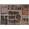 Bildzeitung Samstag, 15 August 2026 - Mieten oder Kaufen?