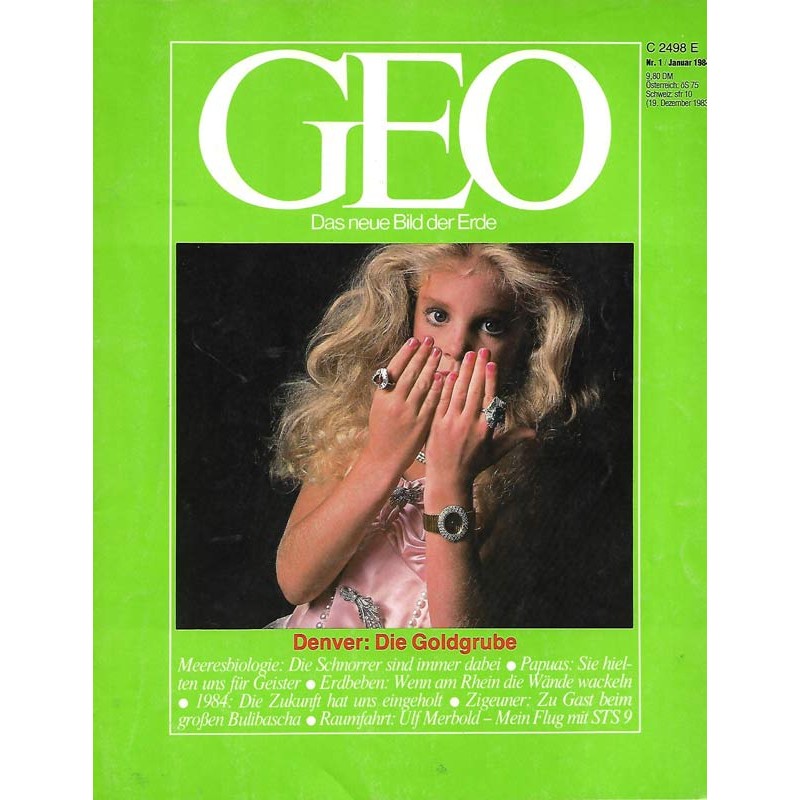 Geo Nr. 1 / Januar 1984 - Denver, die Goldgrube