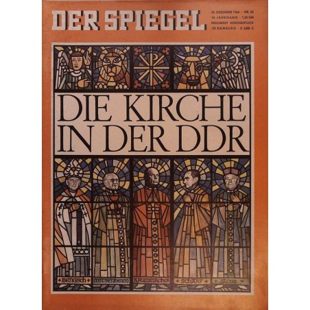 Der Spiegel Nr.52 / 23 Dezember 1964 - Die Kirche in der DDR
