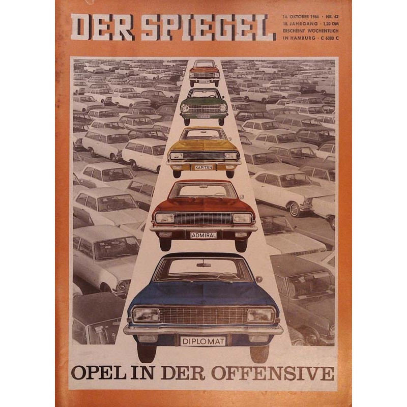 Der Spiegel Nr.42 / 14 Oktober 1964 - Opel in der Offensive