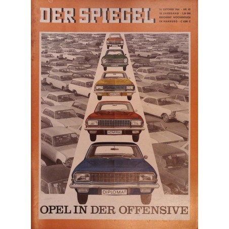 Der Spiegel Nr.42 / 14 Oktober 1964 - Opel in der Offensive