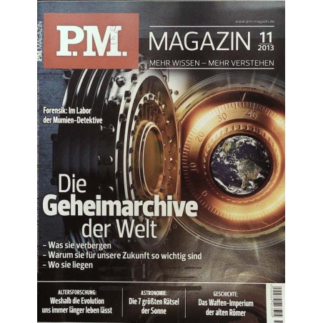P.M. Ausgabe November 11/2013 - Die Geheimarchive der Welt