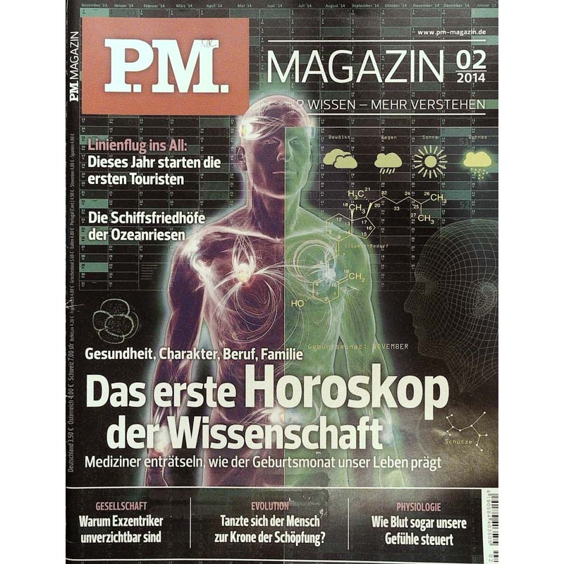 P.M. Ausgabe Februar 2/2014 - Das erste Horoskop
