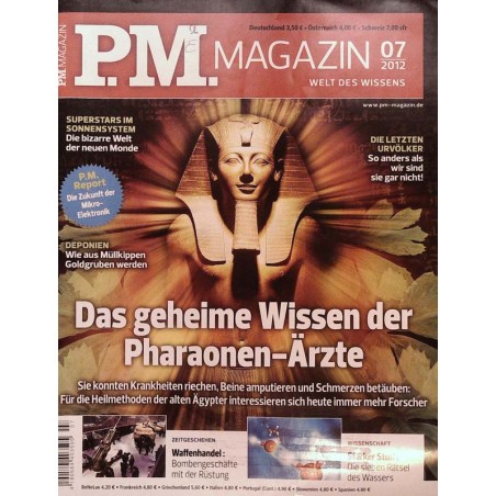 P.M. Ausgabe Juli 7/2012 - Das Wissen der Pharaonen-Ärzte