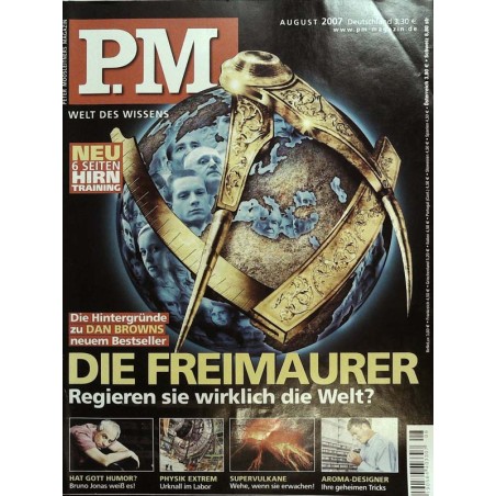 P.M. Ausgabe August 2007 - Die Freimaurer