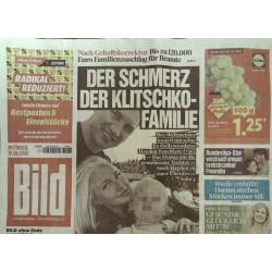 Bildzeitung Mittwoch, 19...