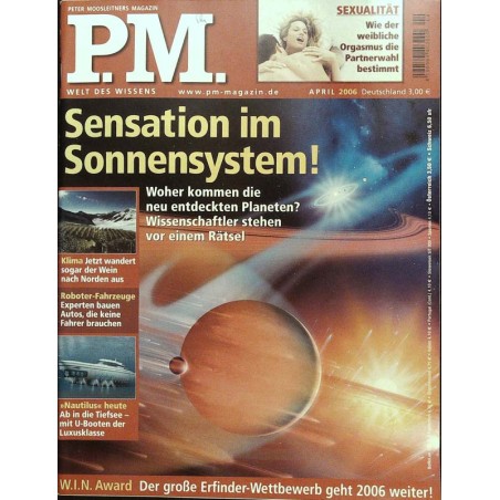 P.M. Ausgabe April 4/2006 - Sensation im Sonnensystem!