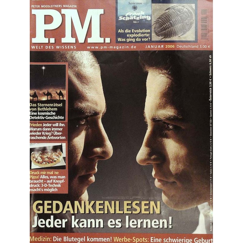 P.M. Ausgabe Januar 1/2006 - Gedankenlesen