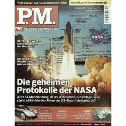 P.M. Ausgabe Oktober 10/2010 - Die Protokolle der NASA